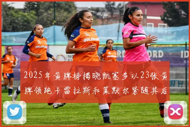 2025年黄牌榜揭晓凯塞多以23张黄牌领跑卡雷拉斯和莱默尔紧随其后